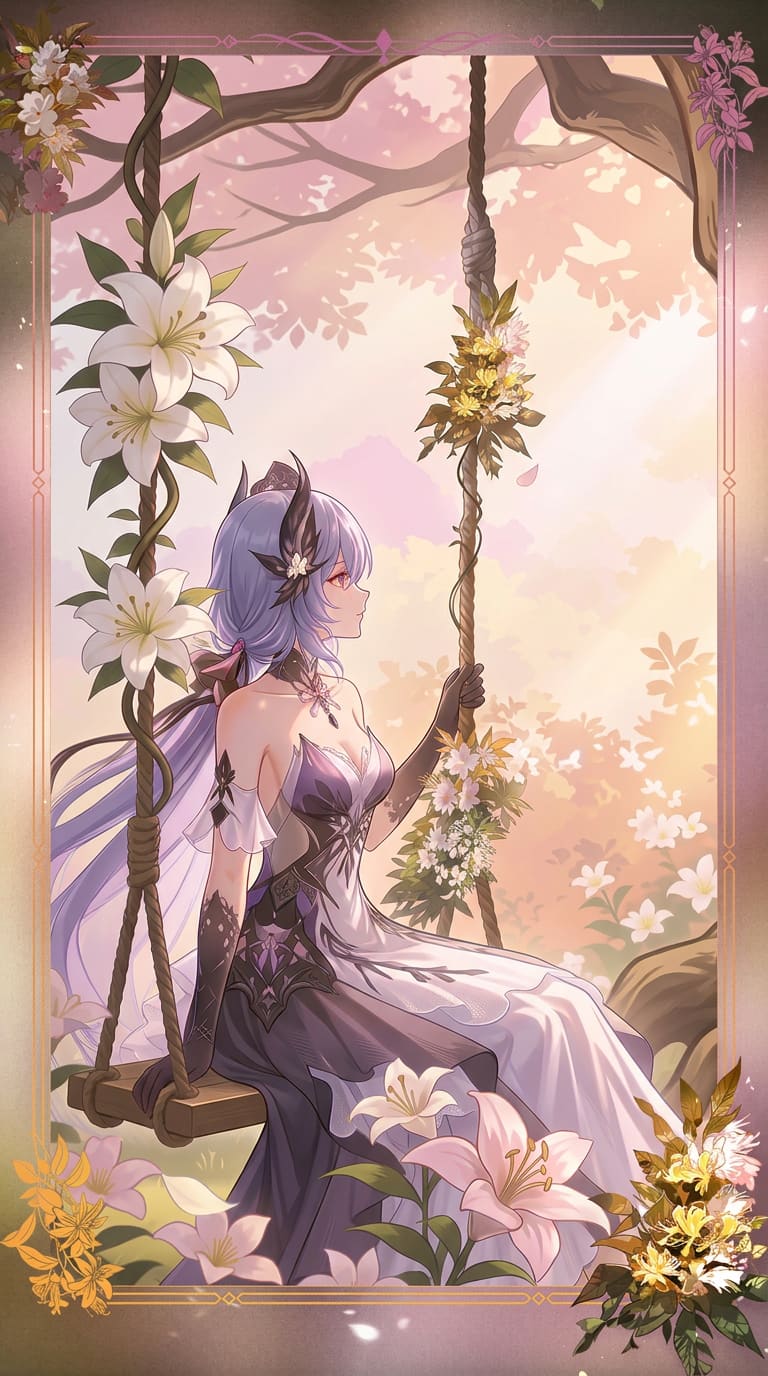 百合花藤秋千的低语