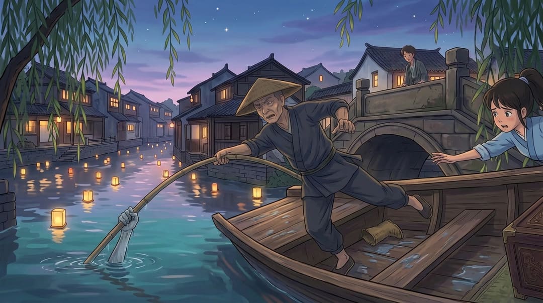 篙弯如弓