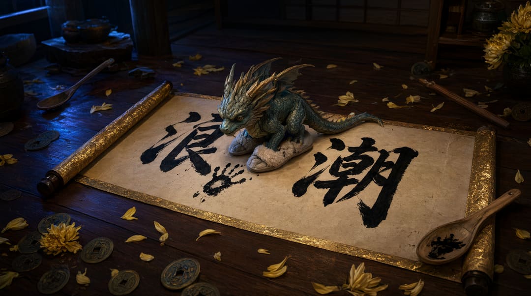 把脚印踩进浪潮里