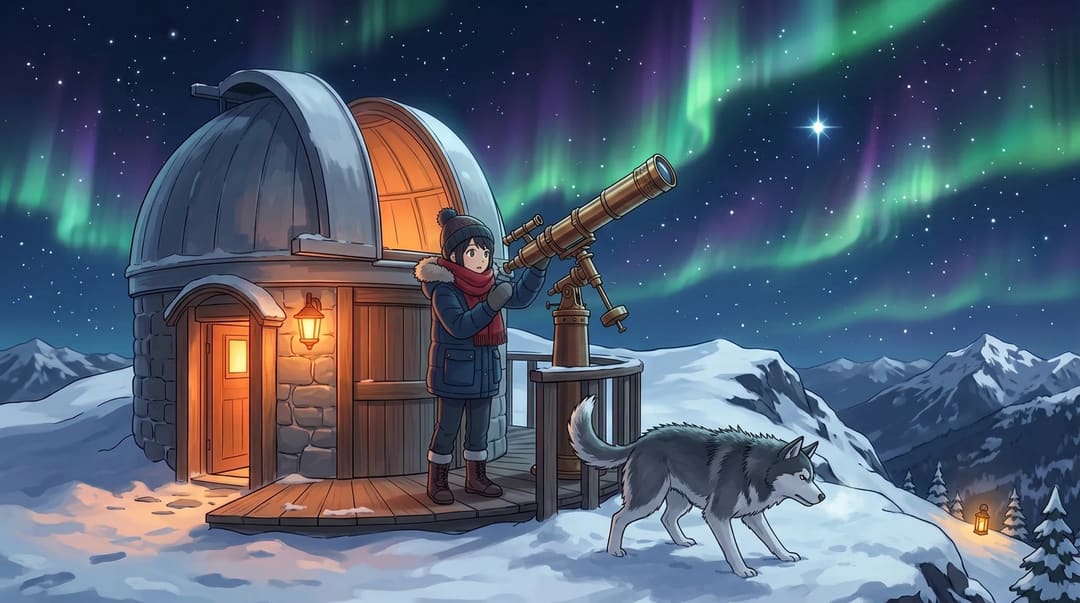 雪脊尽头的一点灯