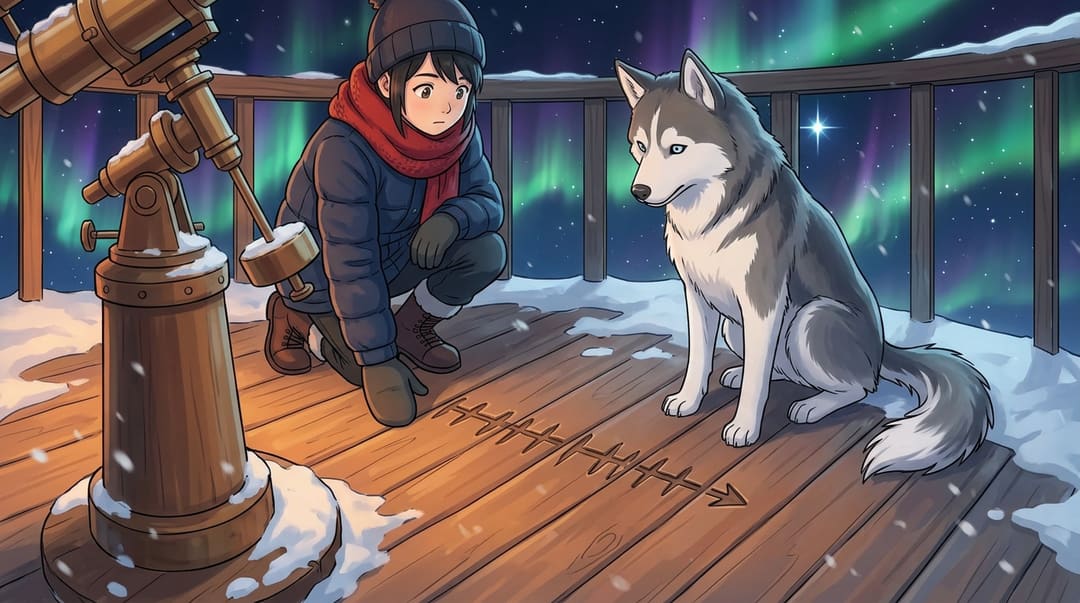 雪下七道刻痕