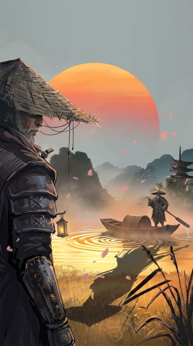 残阳入水
