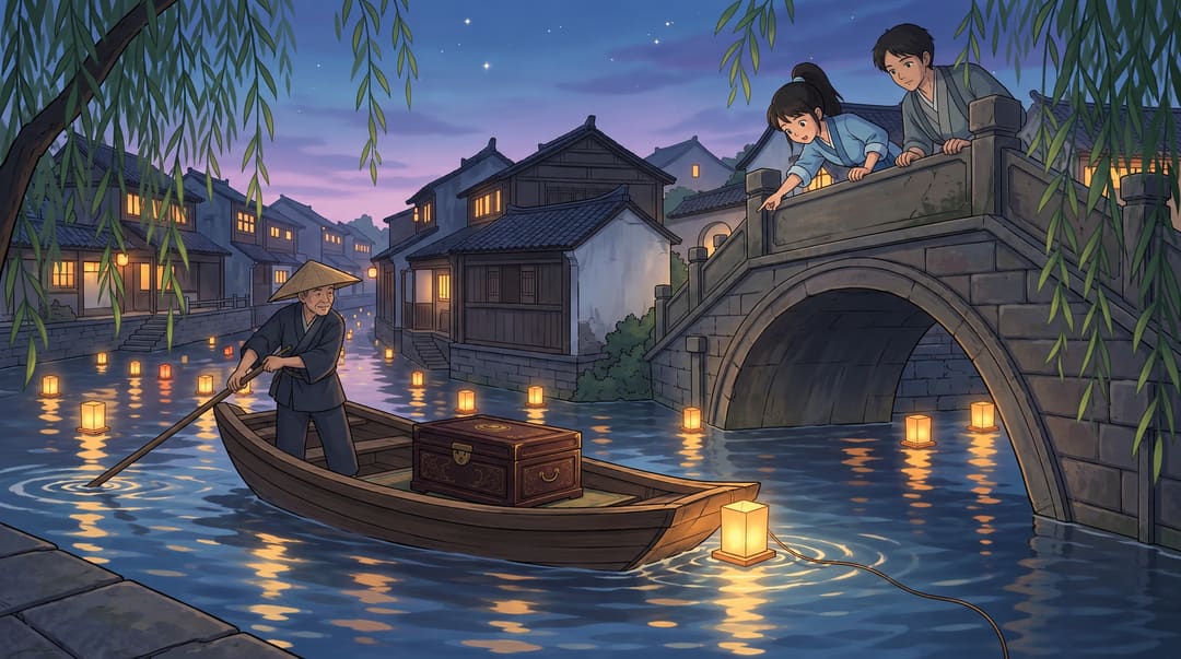 横船接灯绳