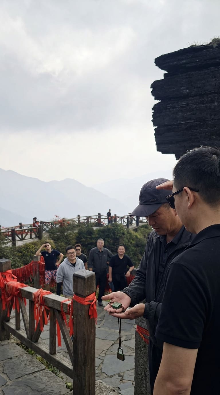 一枚旧铜锁
