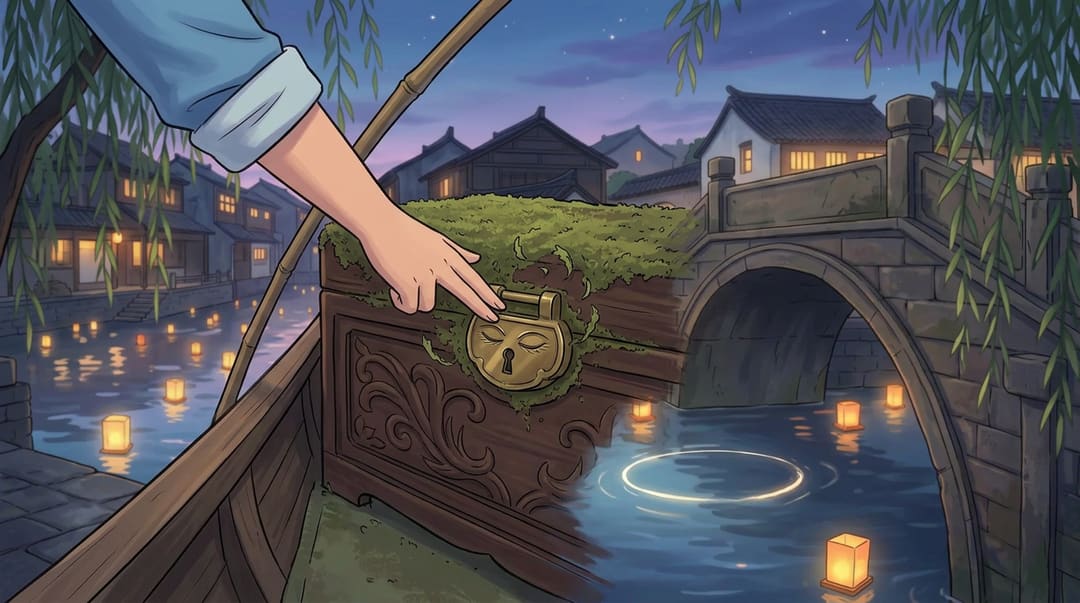 锁面睁开的眼
