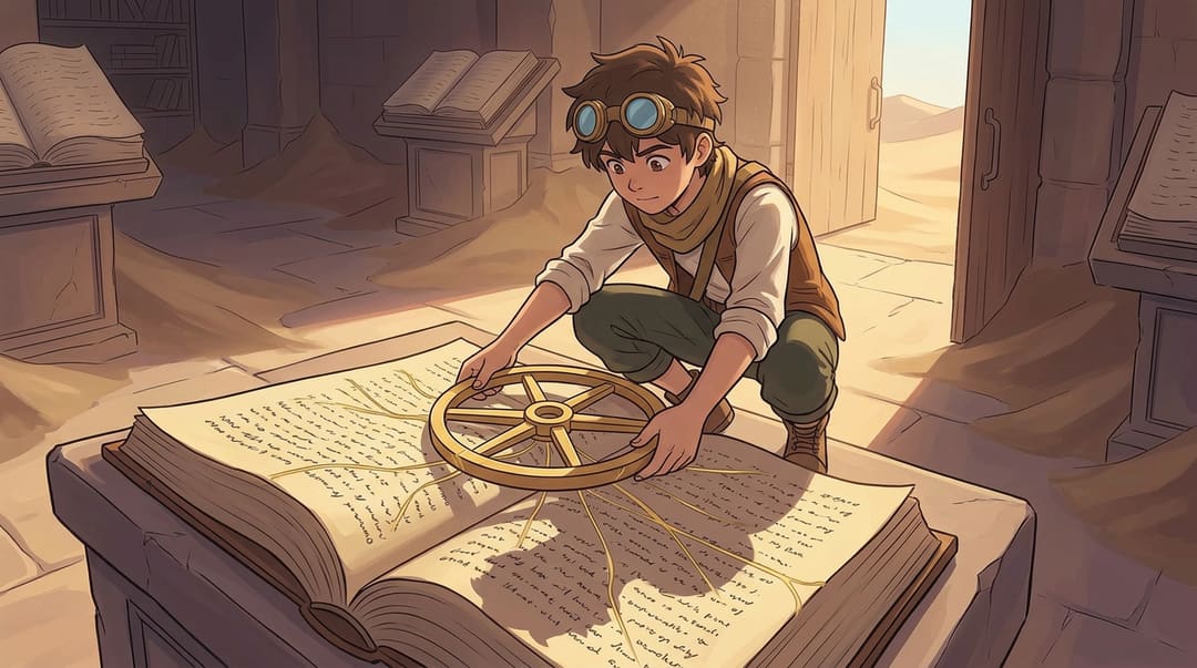 The Page That Drinks Gold
